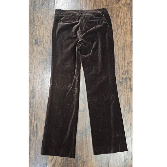 J. Crew Factory Wide Leg Faux Suede Pants Brown Size 6 - Picture 3 of 3